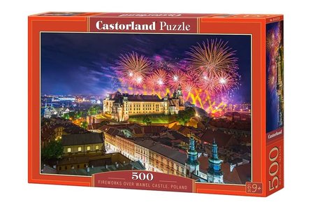 Fireworks over Wawel Castle Polen 500