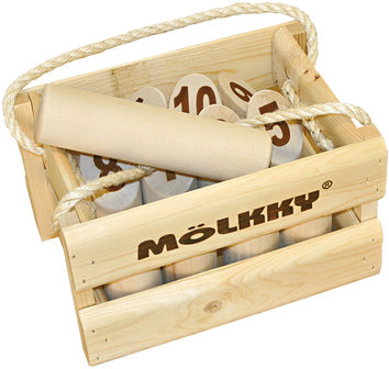 M&ouml;lkky in een houten krat